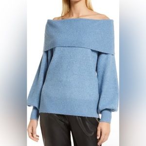 Convertible Puff Sleeve Sweater